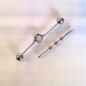 Stainless Industrial Earrings